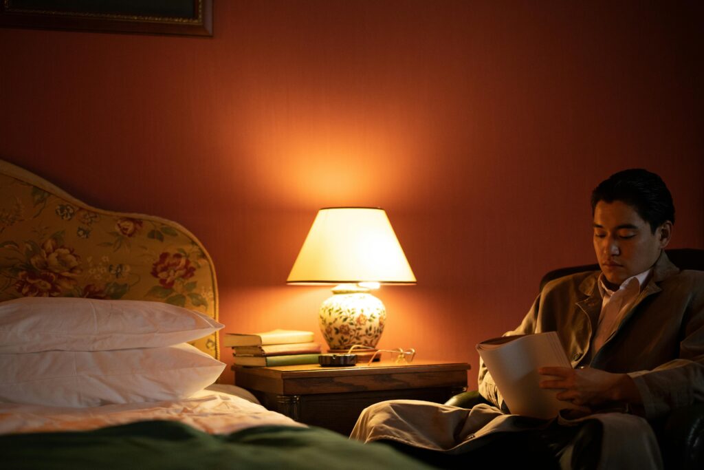 Limit screen time before bed Person Journaling / reading a book before bed