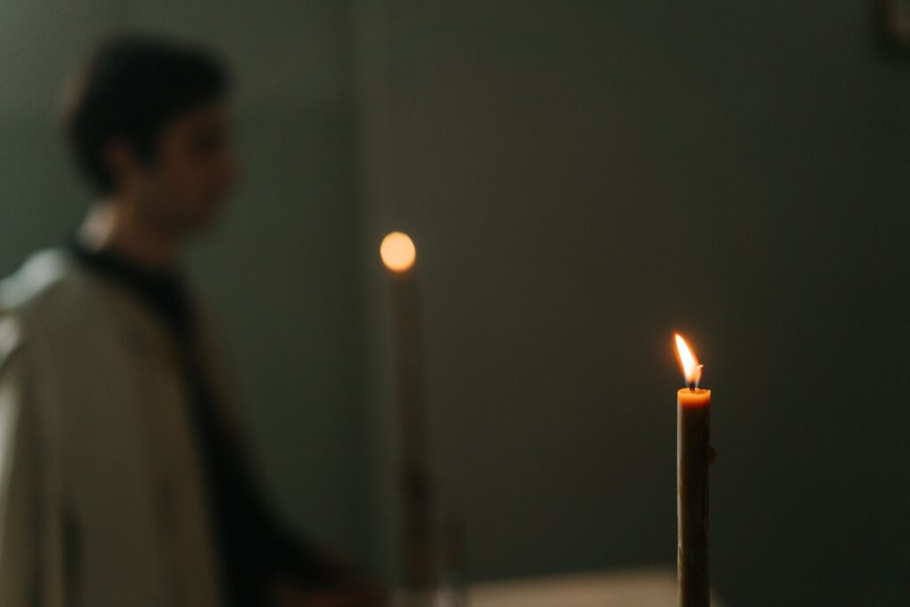 Person practicing Relaxation Techniques to release stress Practicing Mindfullness and Meditation can help you calm down before Bed