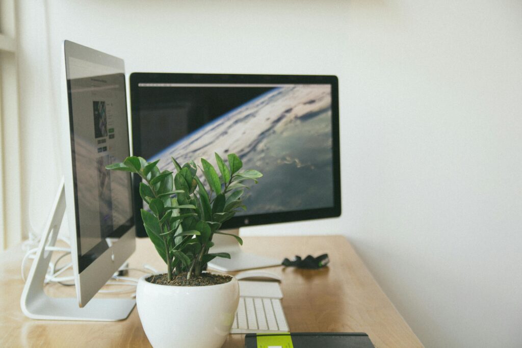Decluttering Your Space to Avoid Procrastination Workspace decluttered with no distractions for focused work